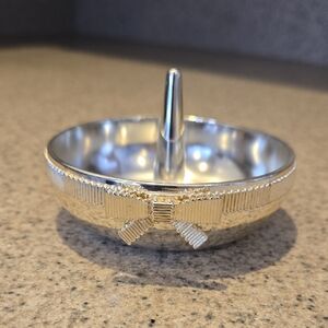 Kate Spade, Silver Jewelry Holder with Bow Accent